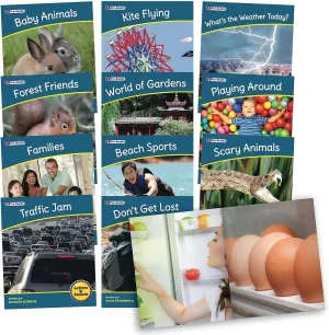 Junior Learning Letters & Sounds Phase 1 Set 2 Non-Fiction, Multicolor