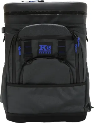 K2 Coolers Sherpa Backpack Cooler, Dark Grey