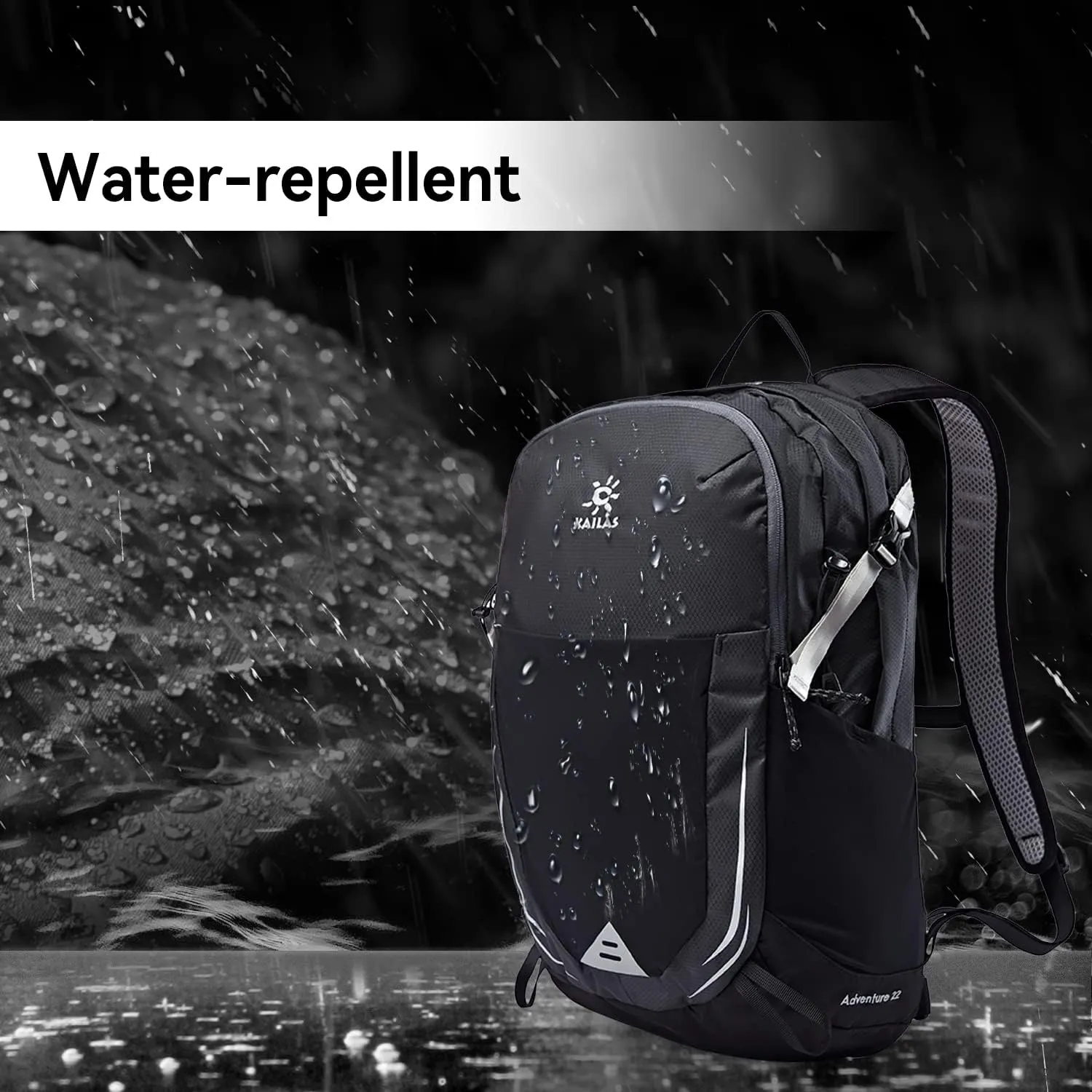 KAILAS Adventure 22L Lightweight Hiking Backpack Waterproof Trekking Backpack Small Daypack Outdoor Camping Trip Travel