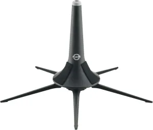 K&M König & Meyer 15213.077.55 Trumpet In-Bell 5 Leg Metal Stand and Holder - Professional Grade for all Musicians - Lightweight & Compact - Stable Secure Folding Base - German Made Black