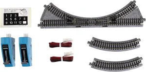 Kato USA Inc. N CV-2 Compact Multi-Purpose Turnout Set KAT20891 N Track