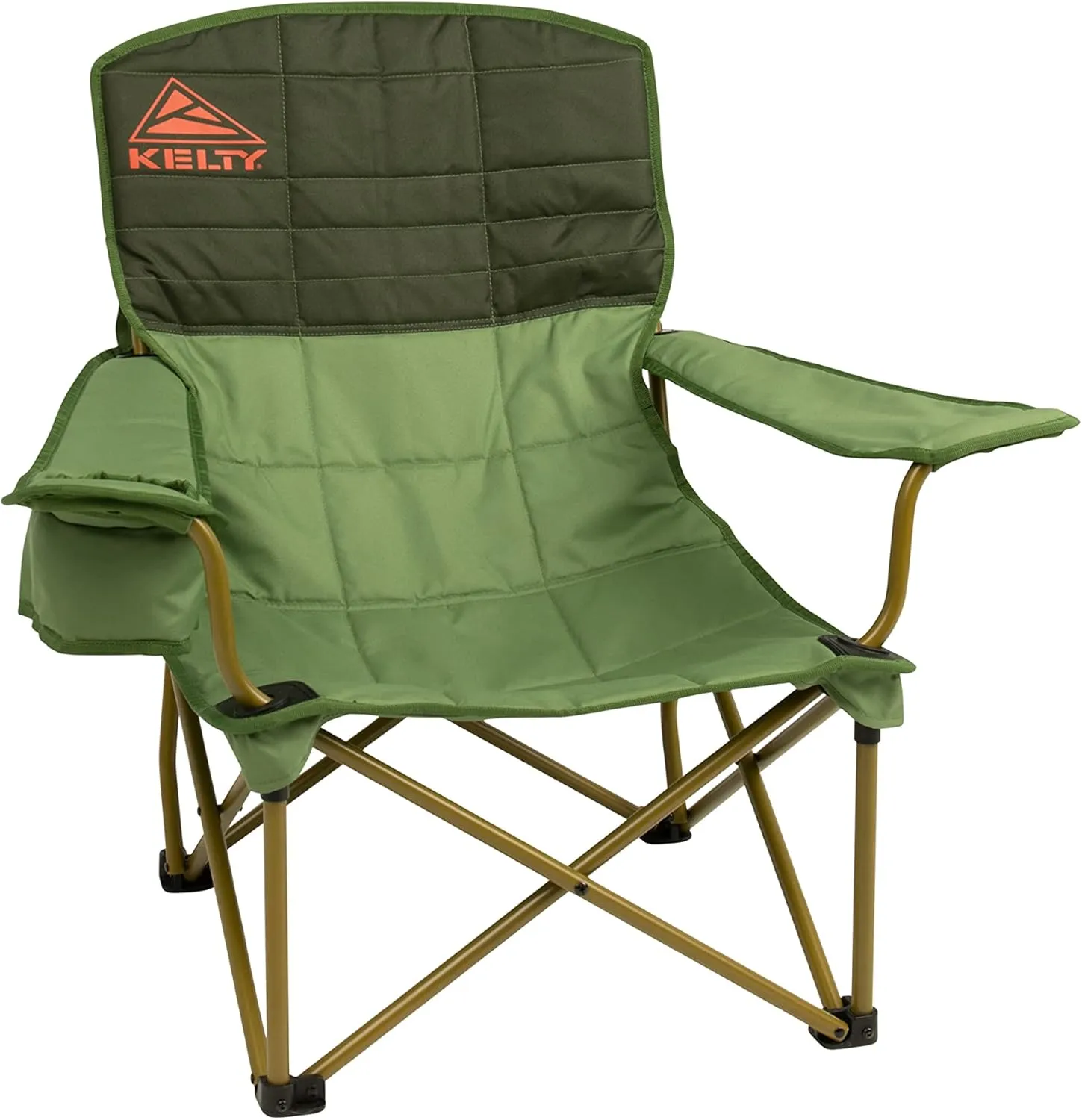 Kelty Lowdown Folding Chair, Camping Seat for Backyard Parties, Soccer Saturdays, Concerts, Beach, Tailgating (Dill)