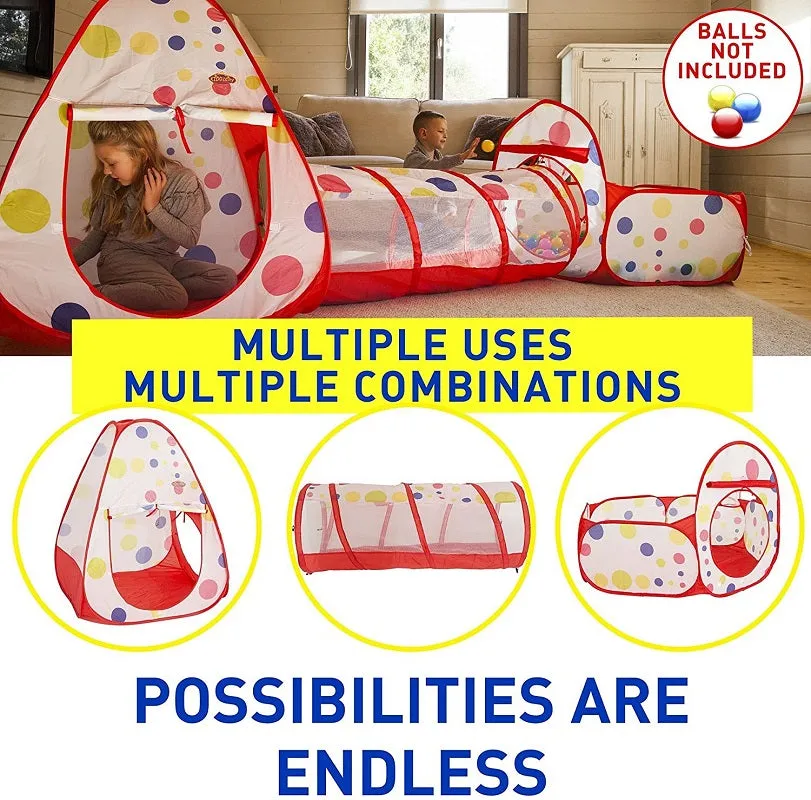 Kids Play Tent Tunnel Set