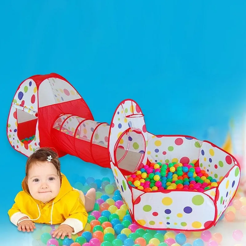 Kids Play Tent Tunnel Set