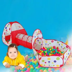Kids Play Tent Tunnel Set