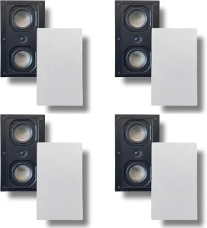 KLH (4) Faraday Series M-8600-W Dual 6.5″ Fiberglass/Kevlar® Laminate Cone woofers