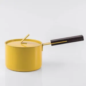 KnIndustrie The Saucepan Low Casserole with lid diam. 16 cm. - 6.29 in.