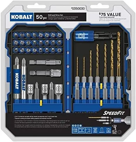 Kobalt 350030 50 pc. Drill and Driver Set