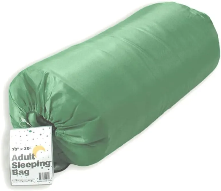 Kole Imports SLEEPBAGHGN Adult Sleeping Bag - Hunter Green