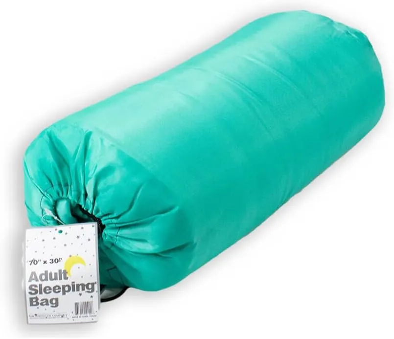 Kole Imports SLEEPBAGTEL Adult Sleeping Bag - Teal