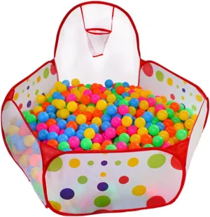 Kuuqa Ball Pit Play Tent with Basketball Hoop for Kids Toddlers Outdoor Indoor Play 4 Ft/120CM (Balls Not Included)