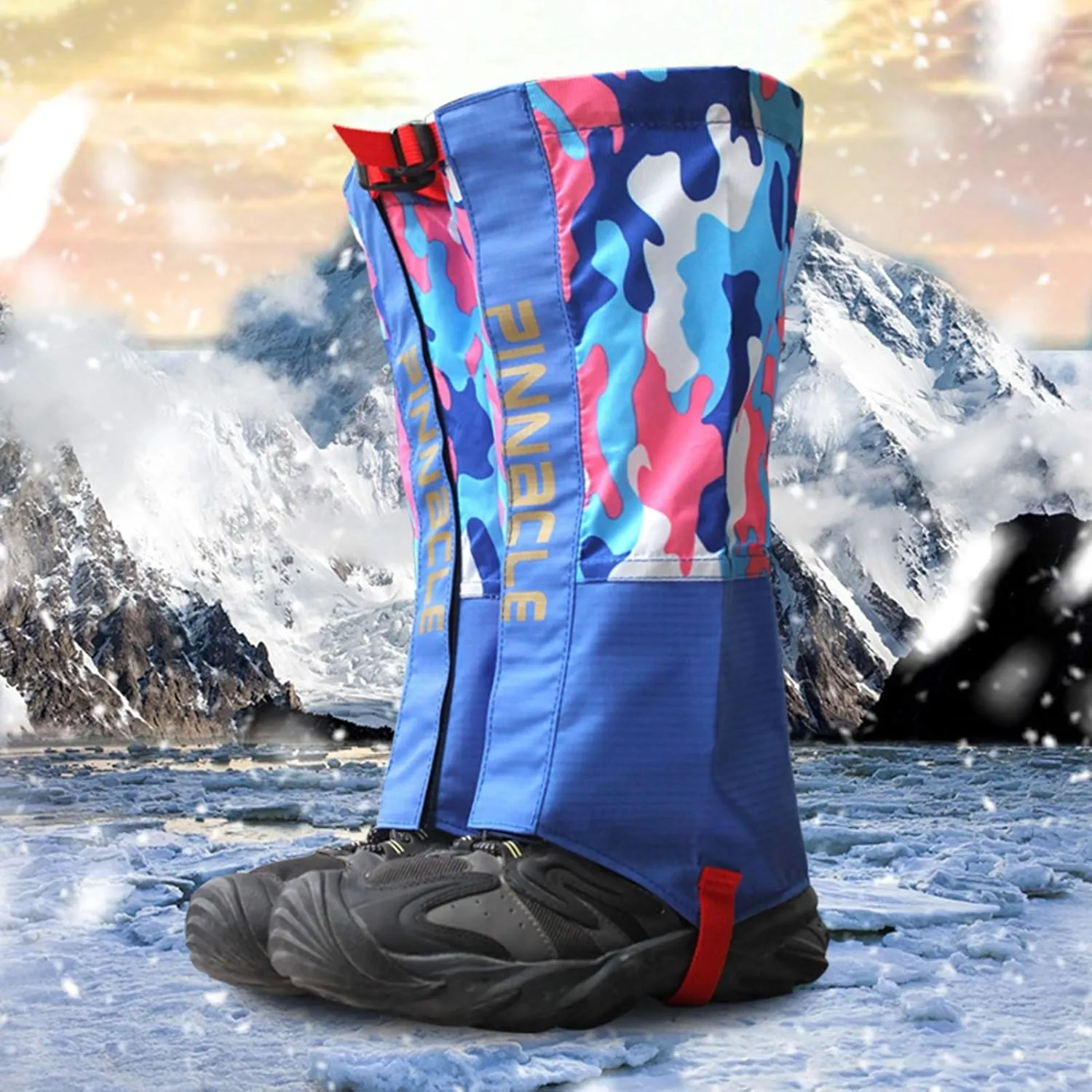 Leg Gaiters,Outdoor Gaiters,Hiking Anti-Snake Bite Gaiters,Adjustable Size Durable Gaiters for Hiking(S,M,L)
