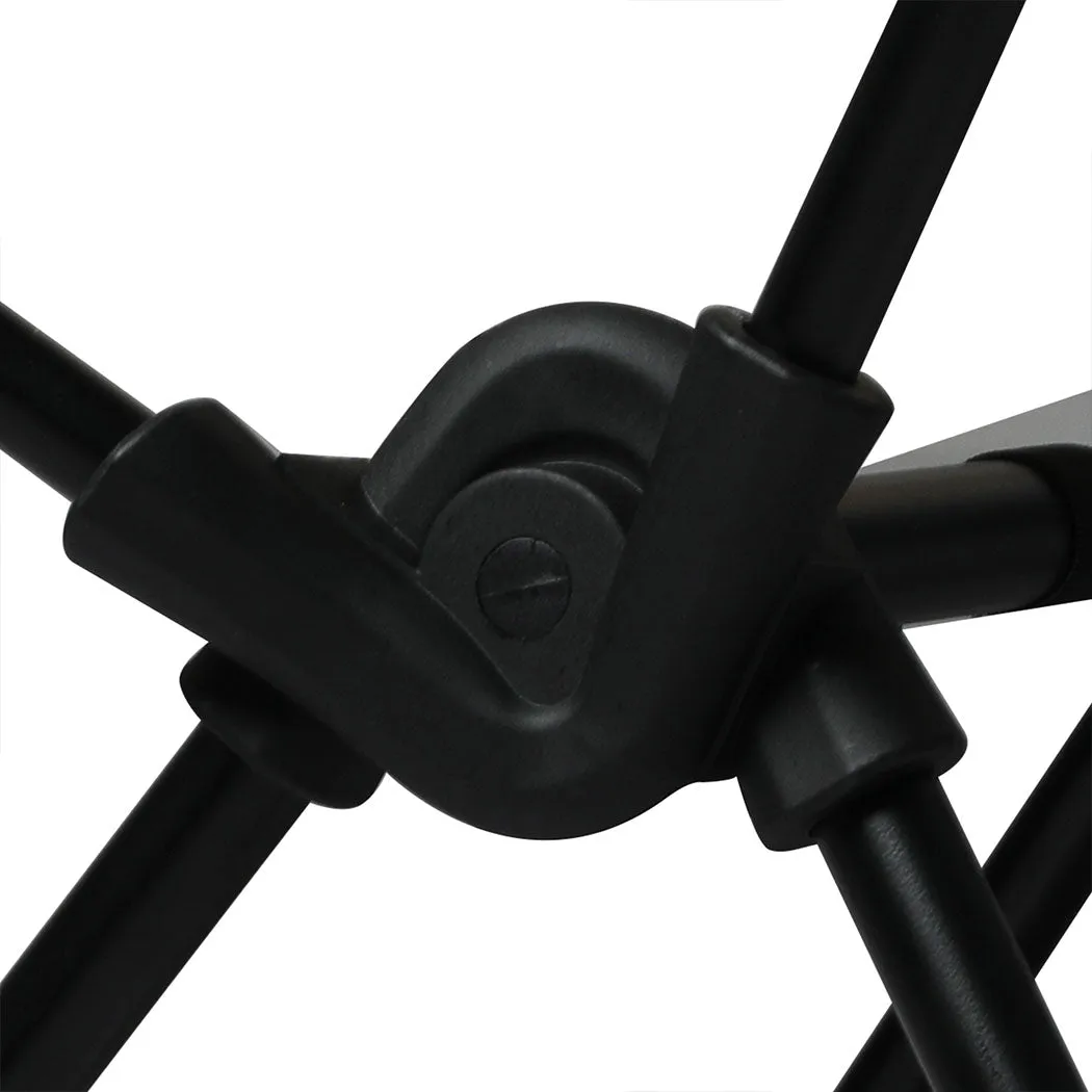 Levede Camping Chair Folding Outdoor Large Black-WA_Metro