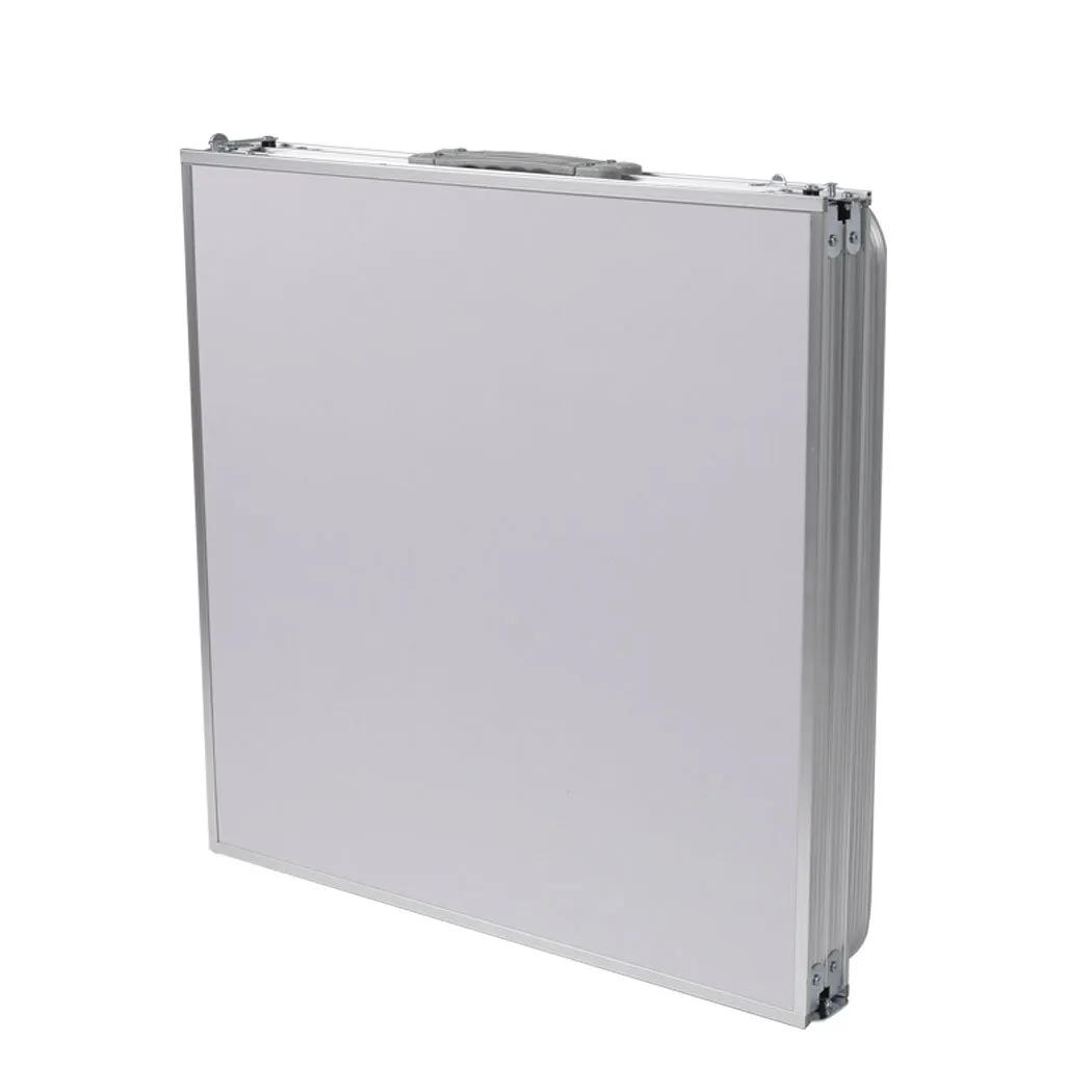 Levede Folding Camping Table Aluminium Silver
