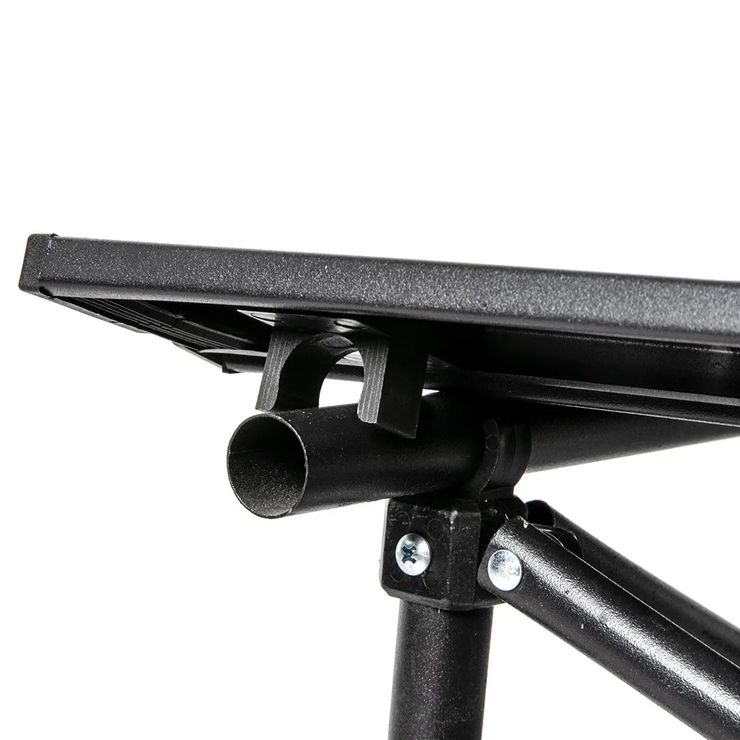 Levede Folding Camping Table Portable Black