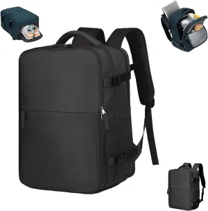 Levettevac Mochila, Levettevac Backpack, Levettebag Backpack, Levette Bag, Separate Compartment (Black)