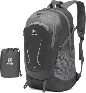 Lightweight Backpack for Men Women - Packable Hiking Travel Backpack - Foldable Outdoor Camping Waterproof Daypack Grey