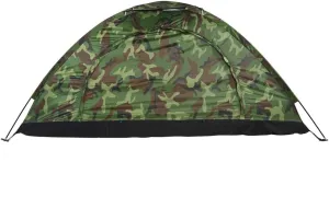 Lightweight Backpacking Tent, Outdoor Camouflage UV Protection Waterproof One Person Tent for Camping Hiking