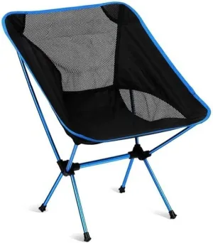 Lightweight Camping Chair Portable Camping Chair Outdoor Lightweight Aluminum Moon Chair Leisure Camping Fishing Chair Folding Stool Outdoor Hiking (Color : A)