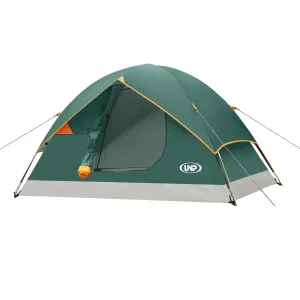 Lightweight Camping Dome Tent, Breathable Screen Windows, Waterproof, Fits Two People Comfortably