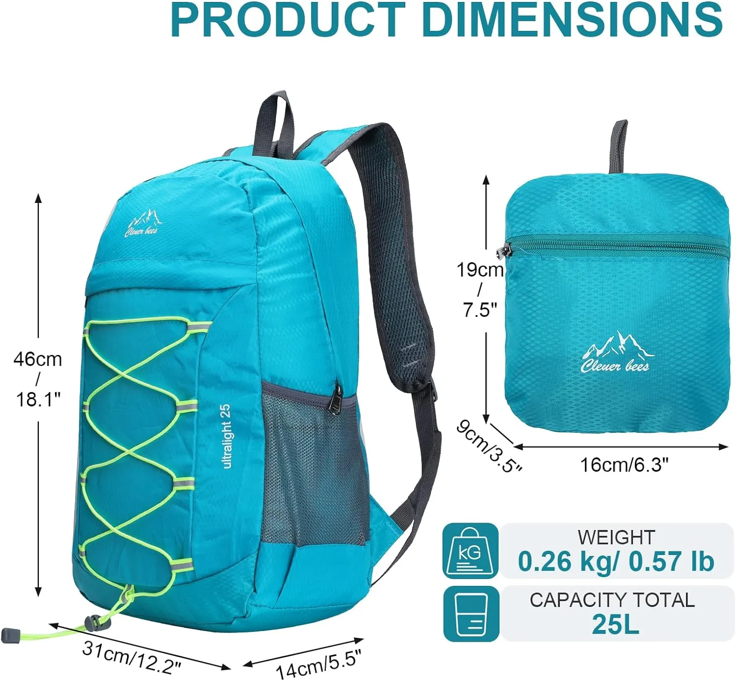 Lightweight Foldable Backpack