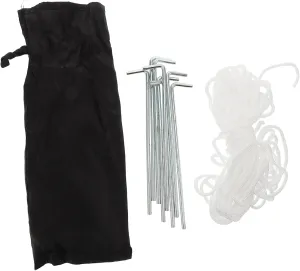 Lightweight Tent Camping Accessories Set of 7 Metal Stakes Quick Setup for