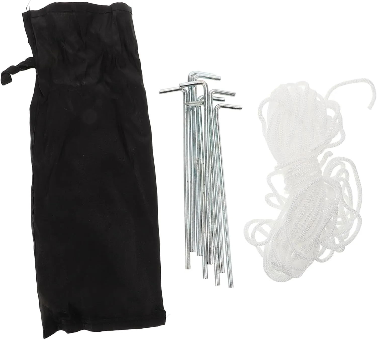 Lightweight Tent Camping Accessories Set of 7 Metal Stakes Quick Setup for