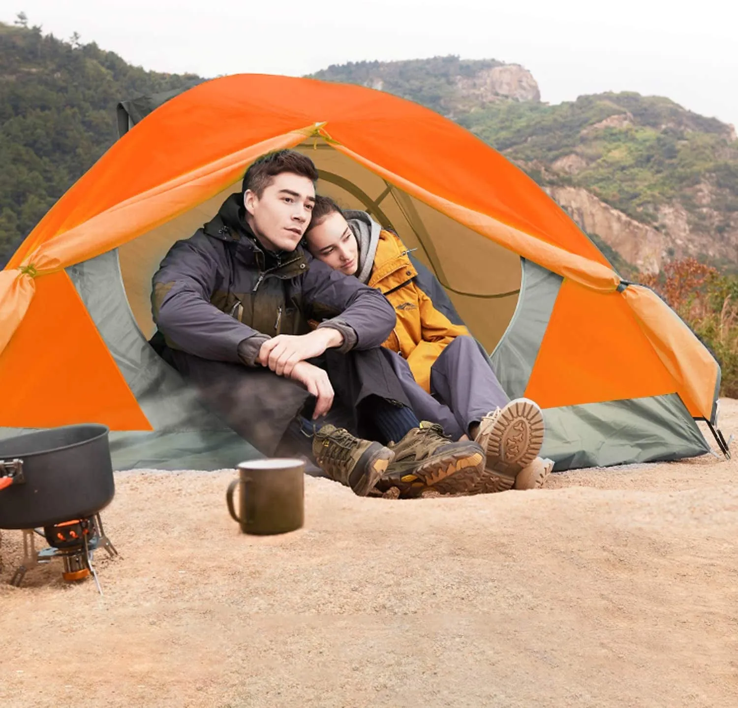Lightweight Waterproof 2-4 Person for Camping Tent