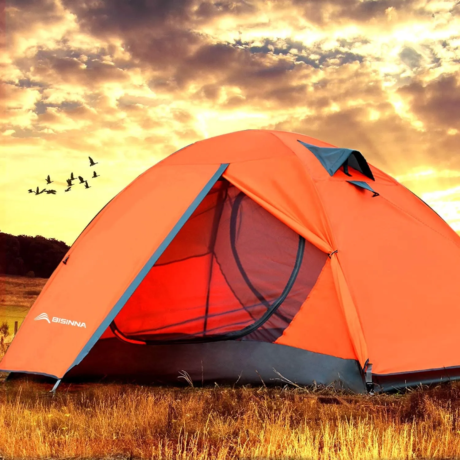 Lightweight Waterproof 2-4 Person for Camping Tent