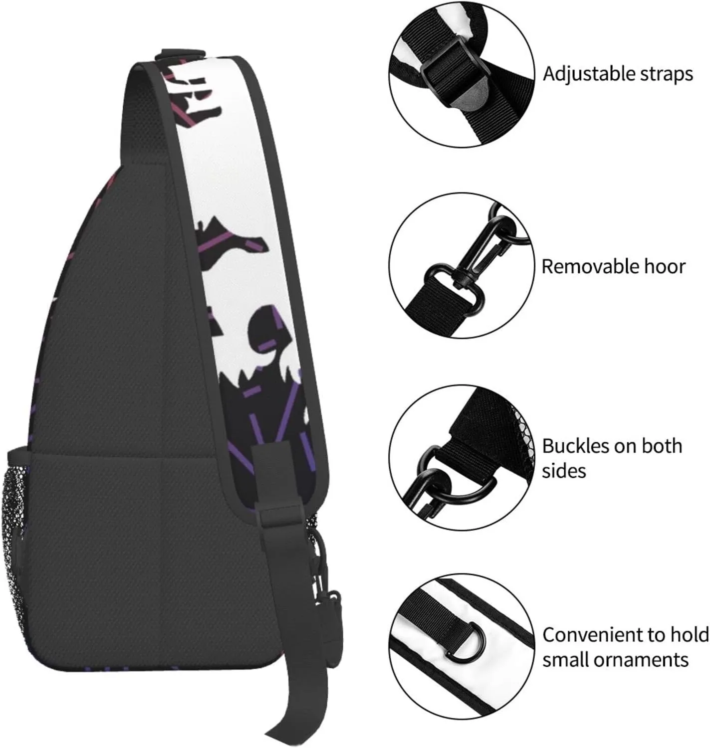 Lion Rampant Scotland Small Crossbody Backpack Sling Bag For Men Women Mini One Shoulder Chest Bags Gym Sport Travel Hiking Daypack