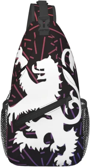 Lion Rampant Scotland Small Crossbody Backpack Sling Bag For Men Women Mini One Shoulder Chest Bags Gym Sport Travel Hiking Daypack