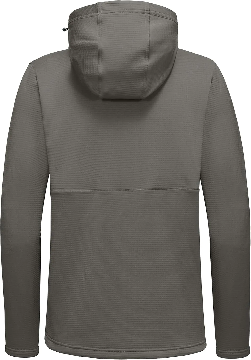 Little Donkey Andy Men's Winter Lightweight Warm Fleece Running Jacket Breathable Hooded Thermal Jacket with Thumb Holes