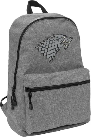 LOGOVISION Game of Thrones Stark Sigil Lightweight Backpack for Work School Daily Use Packable for Travel