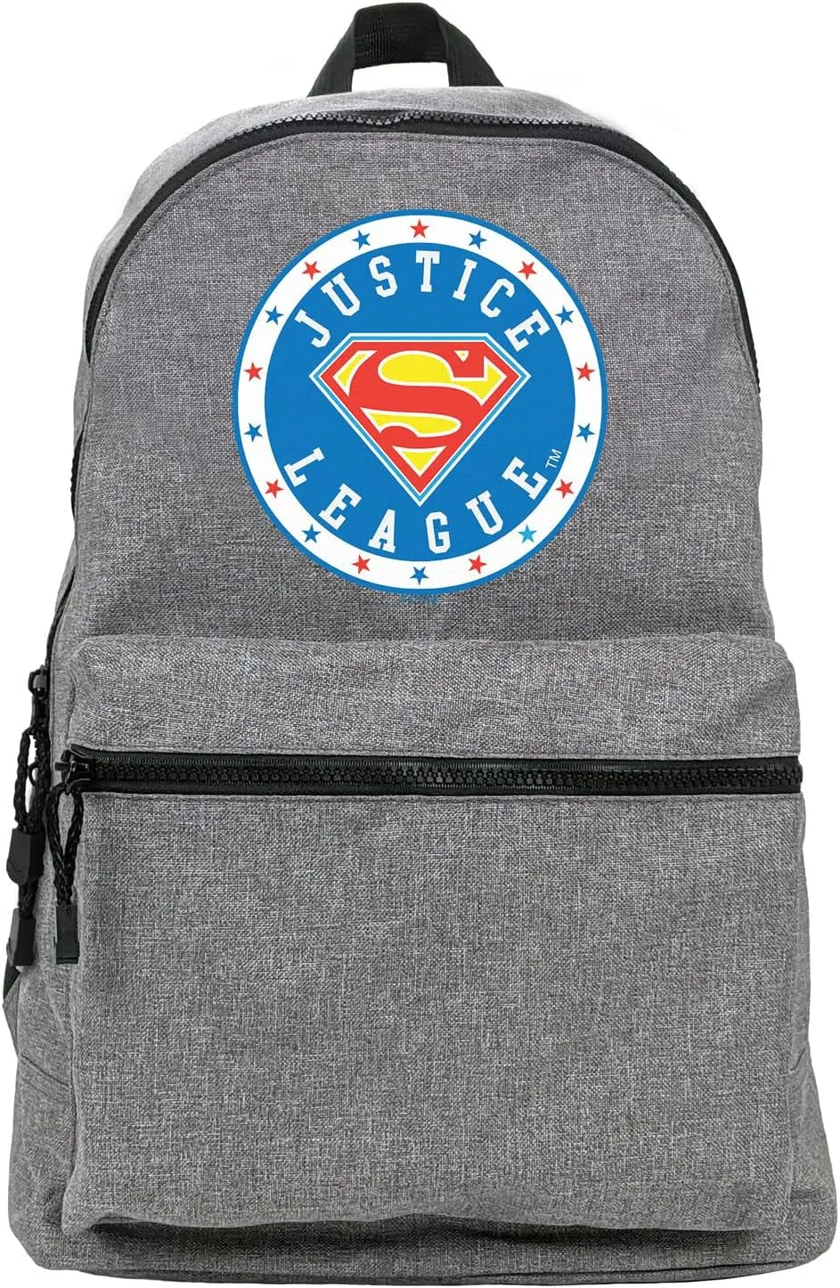 LOGOVISION Justice League Superman Athletic Logo Lightweight Backpack for Work School Daily Use Packable for Travel