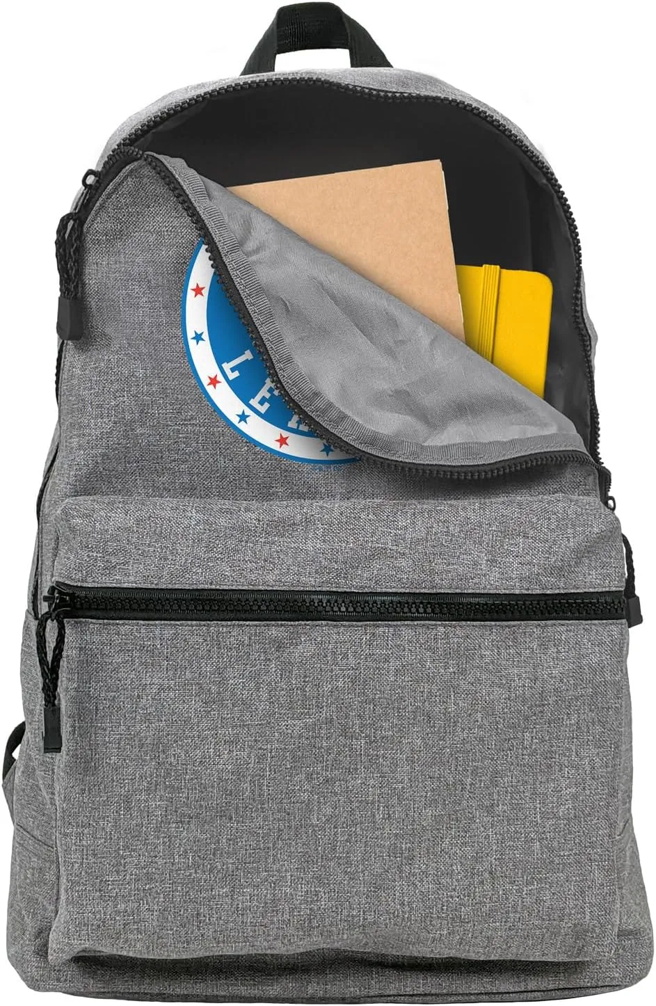 LOGOVISION Justice League Superman Athletic Logo Lightweight Backpack for Work School Daily Use Packable for Travel