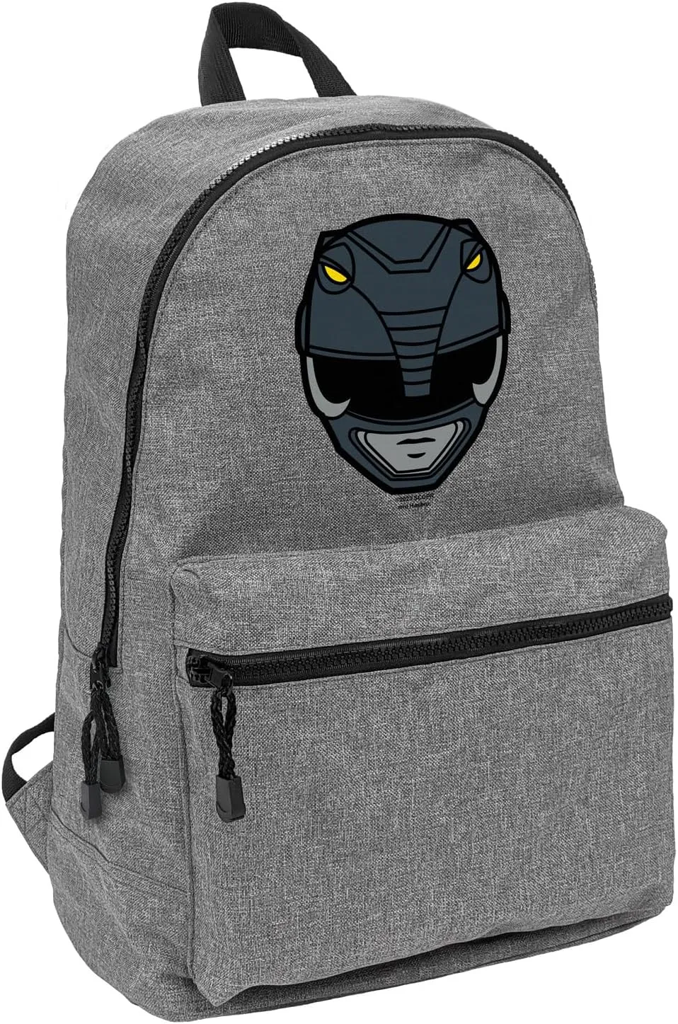 LOGOVISION Power Rangers Black Ranger Helmet Lightweight Backpack for Work School Daily Use Packable for Travel