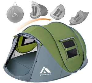Lothren 4 Person Waterproof Pop Up Tent