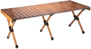 Low Picnic Table Portable with Carry Bag Folding Roll Up Table Indoor Outdoor Camping Travel Picnic Table