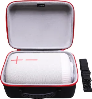 LTGEM Case Compatible with Ultimate Ears EPICBOOM Portable Speaker with Shoulder Strap, Gray