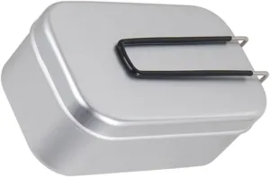 MAGICLULU Outdoor Aluminum with Foldable Handle Portable Food Container for Camping Picnic and Travel and Reusable Outdoor Cookware