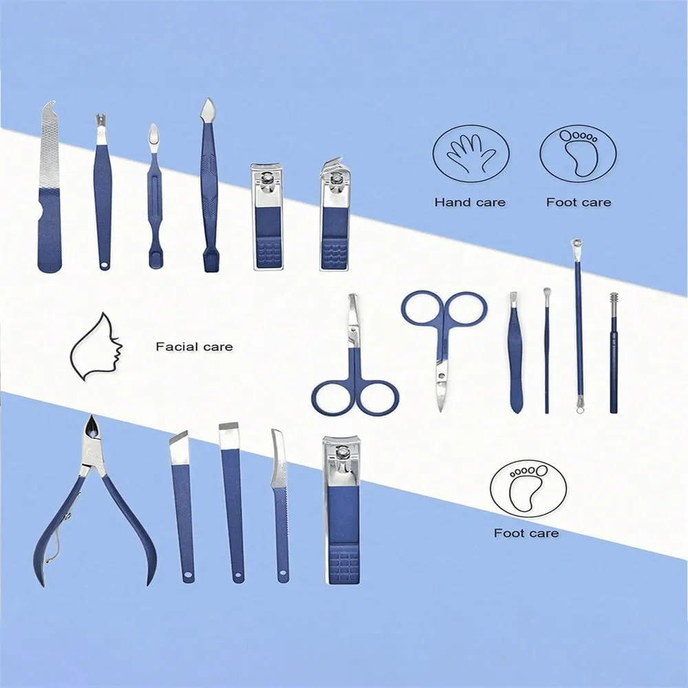 Manicure Set Pedicure Kit Nail Clippers Set Fingernail Clipper Set Ingrown Toenail Nail Kit Scissor Nail Trimmer Kit Women and M,7,Piece Set
