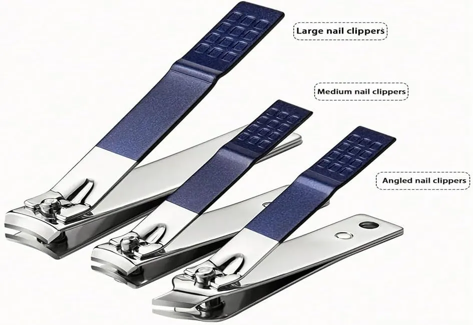 Manicure Set Pedicure Kit Nail Clippers Set Fingernail Clipper Set Ingrown Toenail Nail Kit Scissor Nail Trimmer Kit Women and M,7,Piece Set