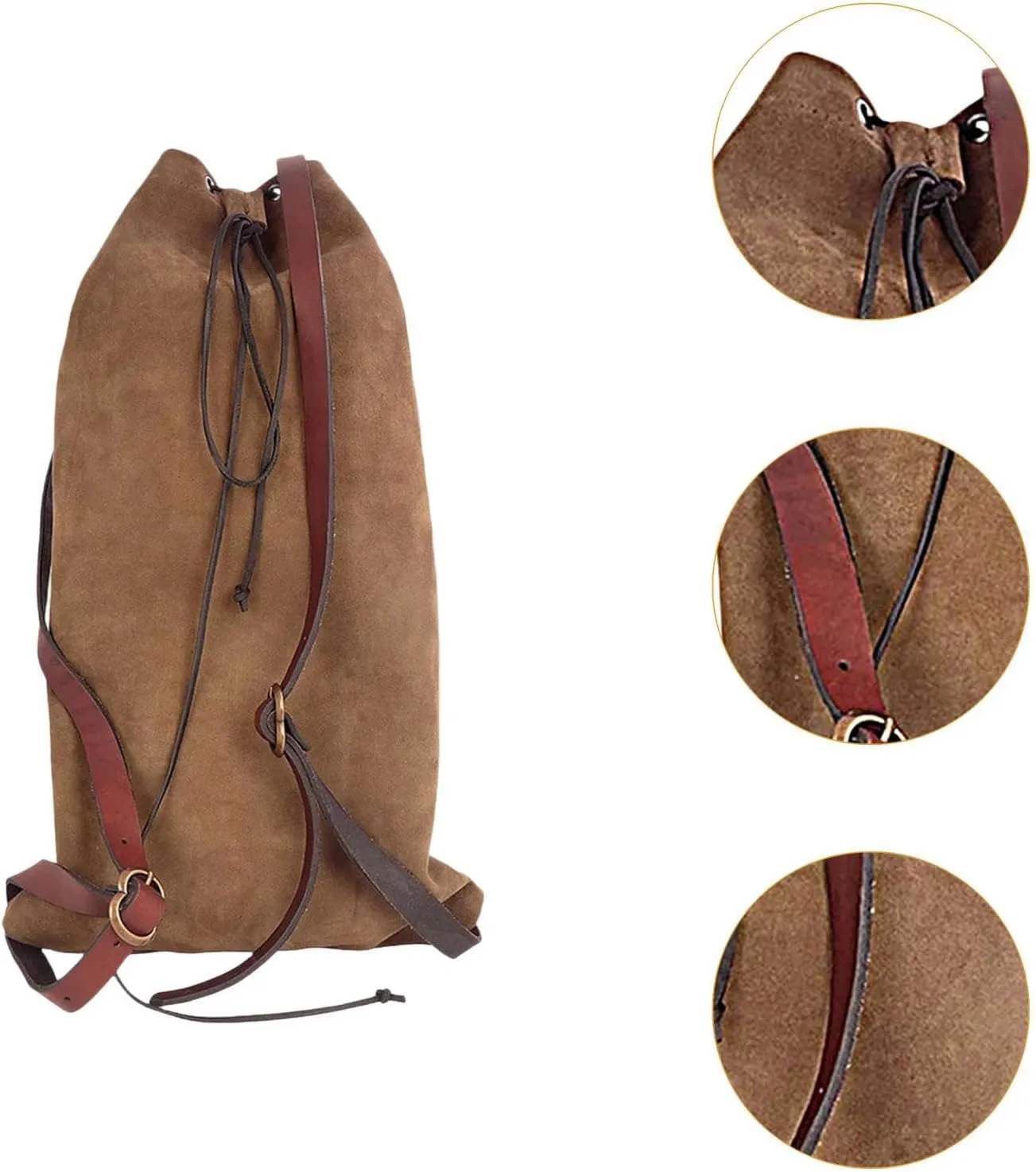 Medieval Backpack Waterproof Daypack for Outdoor Activities and Travel, Brown