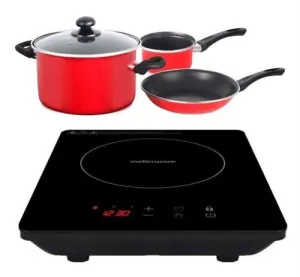 Mellerware 5 Piece Capri Induction Cooker And Pot Set
