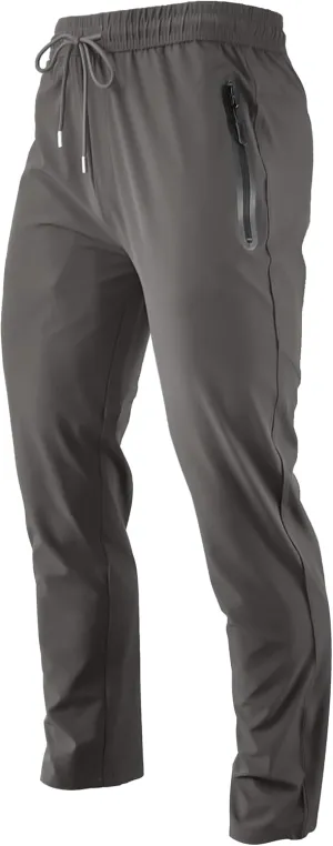 Men's Athletic Hiking Pants Lightweight Quick Dry Travel Fishing Joggers Running Workout Active Track Pants