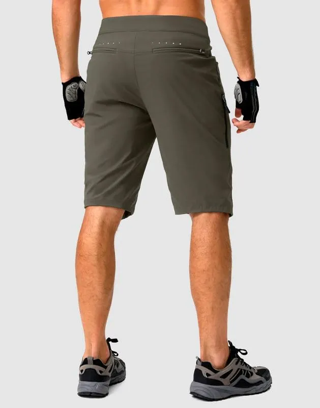 Men's Mountain Bike Shorts Stretch Cycling Biking Bicycle Quick Dry Hiking Shorts for Men Zipper Pockets