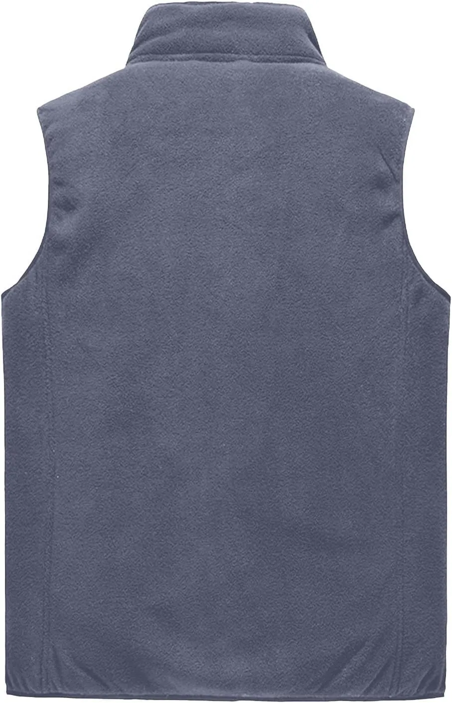 Men's Vest Stand Collar Padded Thicken Warm Winter Zip Up Jacket Sleeveless Casual Outdoor Sports Travel Vest