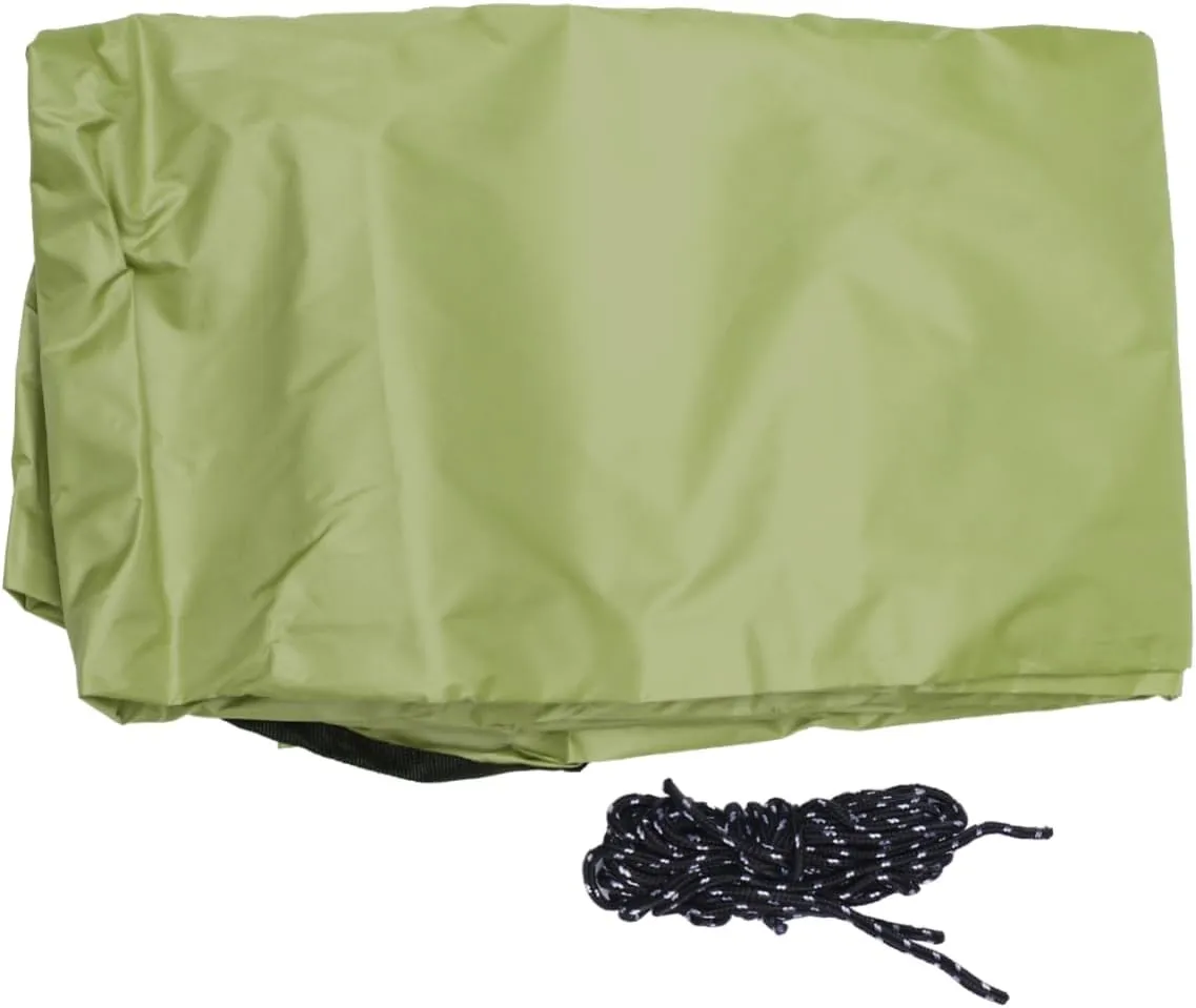 Mikikit Pop up Canopy Tent Cover 3m Triangle Tarp Camping Tarp Under Tent Sun Shelter Garden Pool Shade Sail