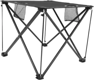 Milisten Portable Folding Picnic Table Lightweight Camping Table with Cup Holders for Outdoor BBQ Fishing and Picnics Sturdy Frame Easy to Fold for Travel Adventures