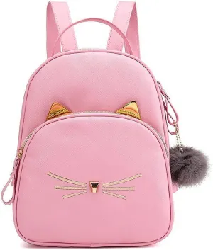 Mini Backpack for Girls Teens Women Small Cat Backpack Purse